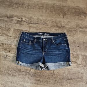 Torrid Dark Blue Jean Shorts
